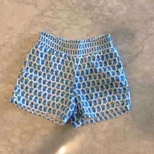 Vineyard Vines block print shorts.